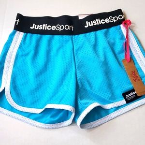 Justice sport mesh girls shorts